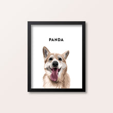 Load image into Gallery viewer, custom pet portraits
